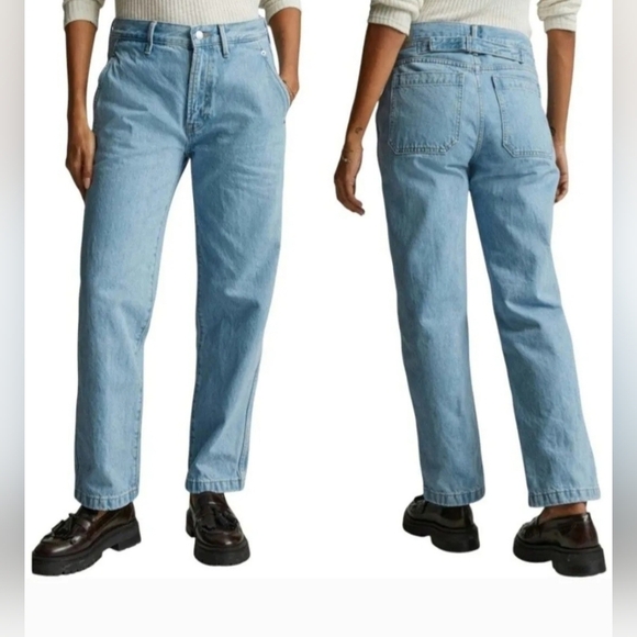 Everlane Denim - Everlane The Cinched Utility Jean Size 30R High Rise Workwear Cotton